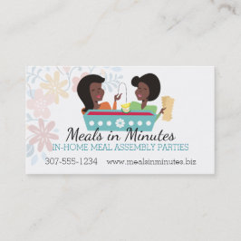 Carte De Visite Femmes d'Afro-américain de repas de partie de