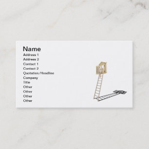 Carte De Visite Fenêtre à volets se reposante d'échelle