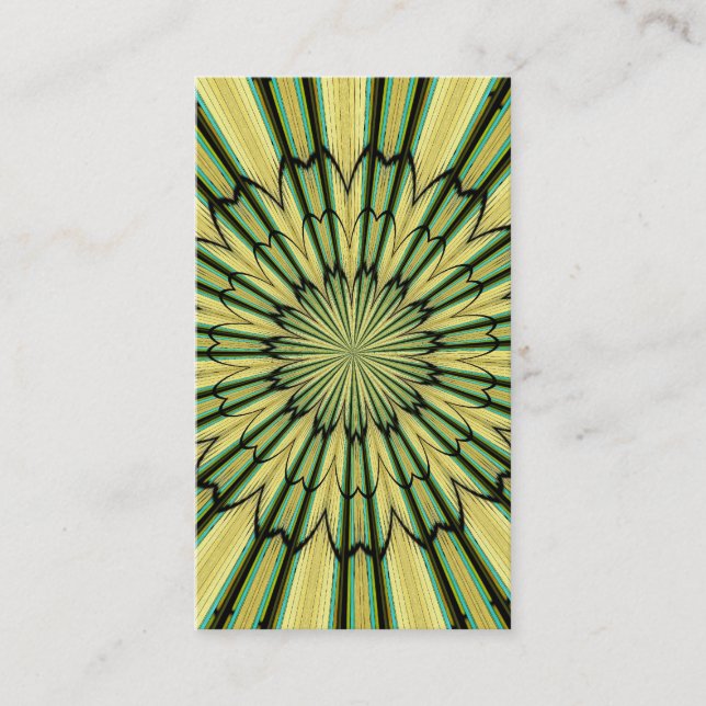 Carte De Visite Fenêtre en verre tendu Kaleidoscope 20 (Devant)