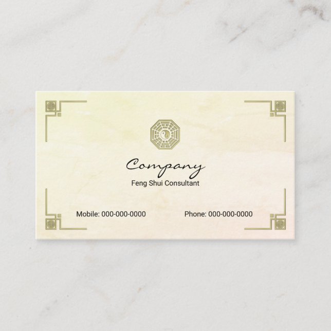 Carte De Visite Feng Shui (Devant)