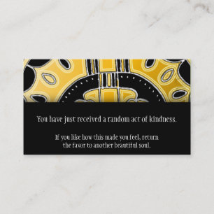 Carte De Visite Feng Shui Succès Affirmation Loi D'Attraction