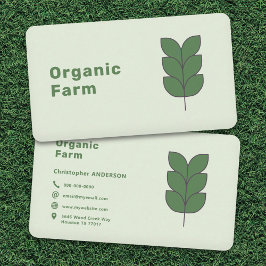 Carte De Visite Ferme biologique