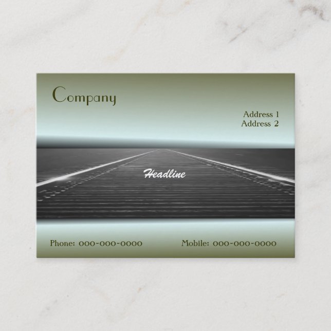 Carte de visite ferroviaire (Devant)