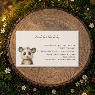 Carte De Visite Fête de naissance de l'opossum forestier • Livres