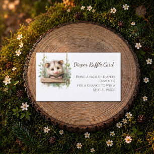 Carte De Visite Fête de naissance de l'opossum forestier • Tirage