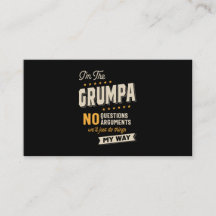 Fête des pères | Grumpa Way Funny Grand-pa