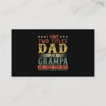 Fête des pères | J'Ai Deux Titres Papa Et Grampa