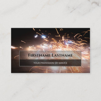 Carte De Visite Feu d'artifice étincelant pour des moments explosi