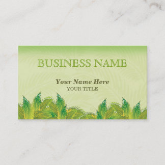 Carte De Visite feuillage dynamique ~ bc