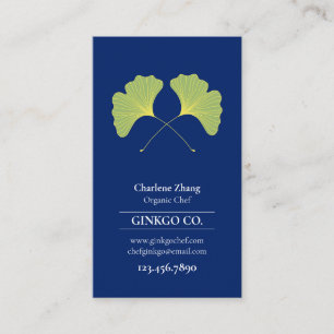 Carte De Visite Feuille 1 de Ginkgo