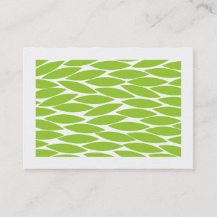 Carte De Visite Feuilles Abstraits (frontières) - Martian Grn