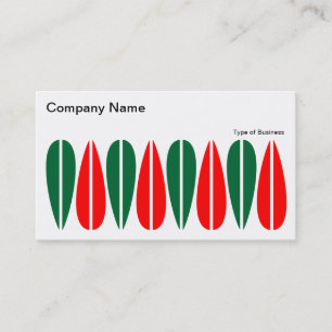 Carte De Visite Feuilles alternatifs 03