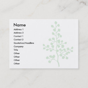 Carte De Visite Feuillet no 3