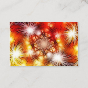 Carte De Visite Feux d'artifice abstraits étoiles Fond-34944