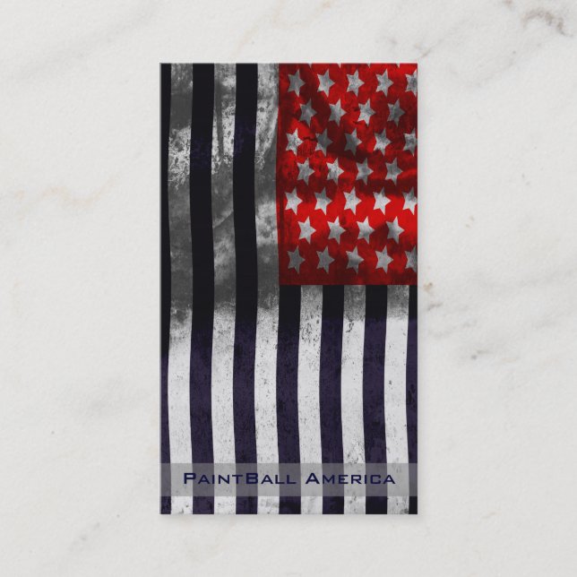 Carte De Visite Feux d'artifice de StellaRoot de Paintball grunges (Devant)