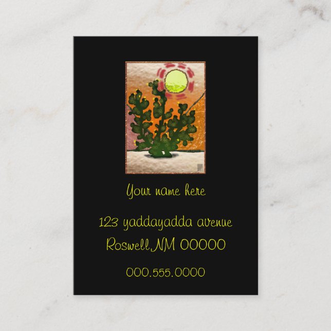 Carte De Visite figue de Barbarie (Devant)