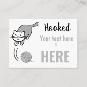 Carte De Visite Fil/Crochet/Tricot