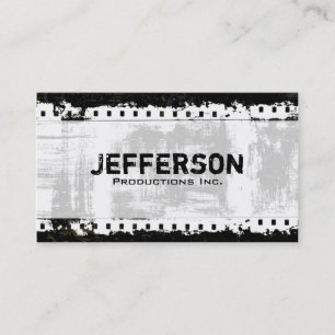 Carte De Visite Film Noir Grunge Style Company