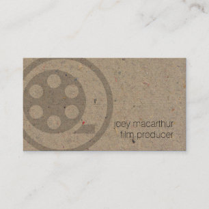 Carte De Visite Film Producteur Film Reel Icon Photographie
