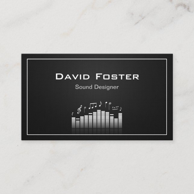 Carte De Visite Film TV Audio Sound Designer (Devant)