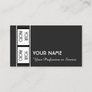 Carte De Visite Filmstrip pour cinéastes et vidéastes
