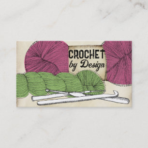 Carte De Visite Fils tordus à la main hank skein crochets