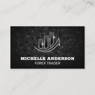 Carte De Visite Finance   Logo du graphique à barres   Stock