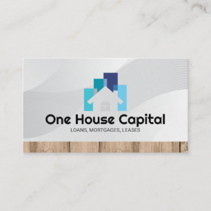 Carte De Visite Financement immobilier   Découpe en bois