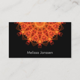 Carte De Visite FireFlower - Mandala