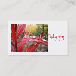 Carte De Visite Fireweed en automne