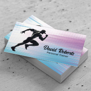 Carte De Visite Fitness Entraîneur Personnel Coureur Athlète