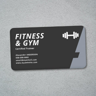 Carte De Visite Fitness & Gym Trainer