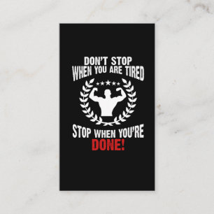 Carte De Visite Fitness Motivation Fitness Lifting Athlete