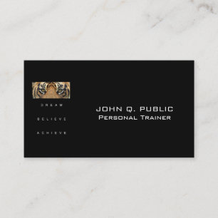 Carte De Visite Fitness Personal Trainer Nutrition Training
