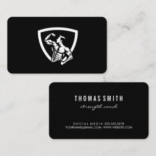 Carte De Visite Fitness   Santé   Entraîneur personnel