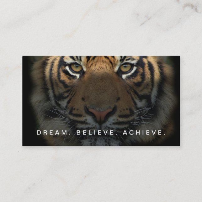 Carte De Visite Fitness Trainer Studio Professionnel Élégant Matte (Devant)