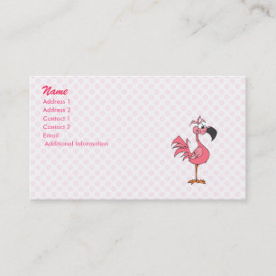 Carte De Visite Flamant rose de Fernando