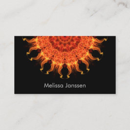 Carte De Visite Flamber Sun - Mandala