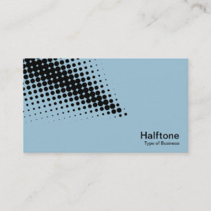 Carte De Visite Flèche en demi-teinte - Noir avec 9dc6d8 bleu pâle