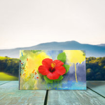 Fleur Abstraite d'Hibiscus moderne