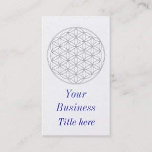 Carte De Visite fleur de la vie