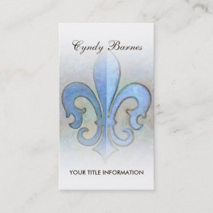 Carte de visite Fleur de Lis