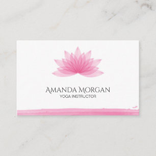 Carte De Visite Fleur de Lotus
