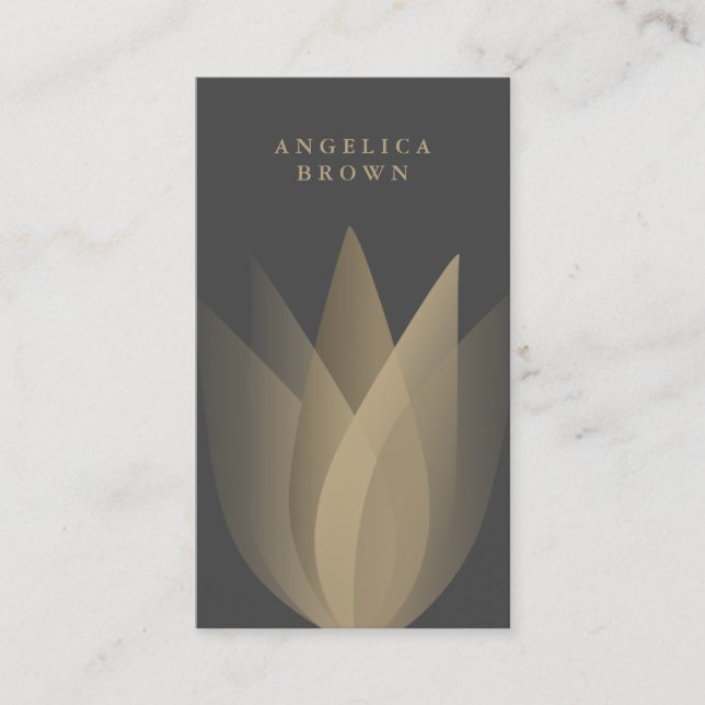 Carte De Visite Fleur de Lotus (Devant)