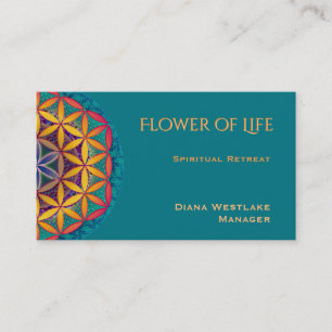 Carte De Visite Fleur de vie