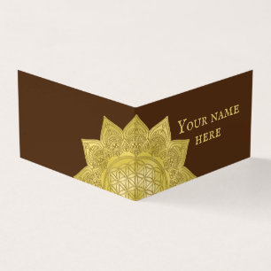 Carte De Visite Fleur De Vie - Indien Mandala 4