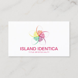 Carte De Visite fleur d'île