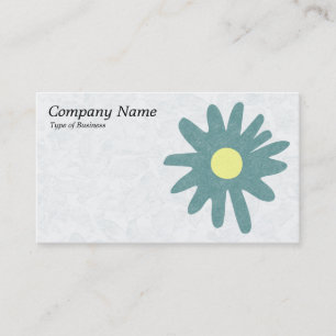 Carte De Visite Fleur papier - Moss Green