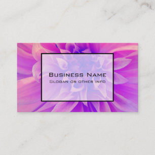 Carte De Visite Fleur rose Macro