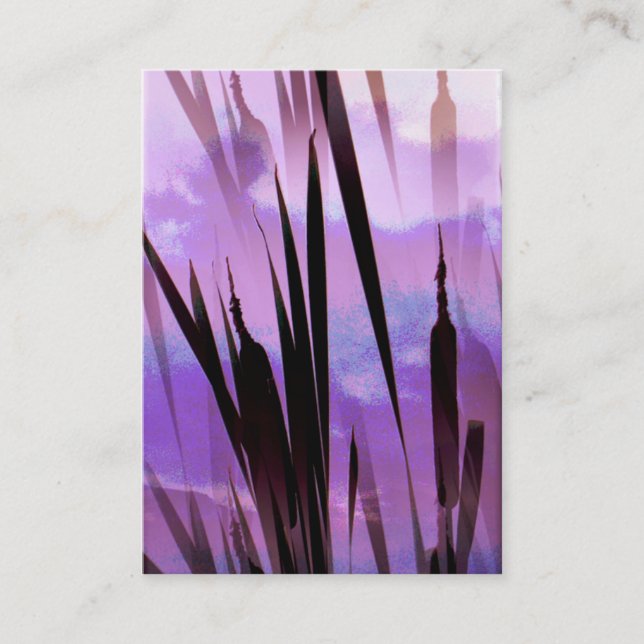 CARTE DE VISITE FLEUR SAUVAGE (Devant)